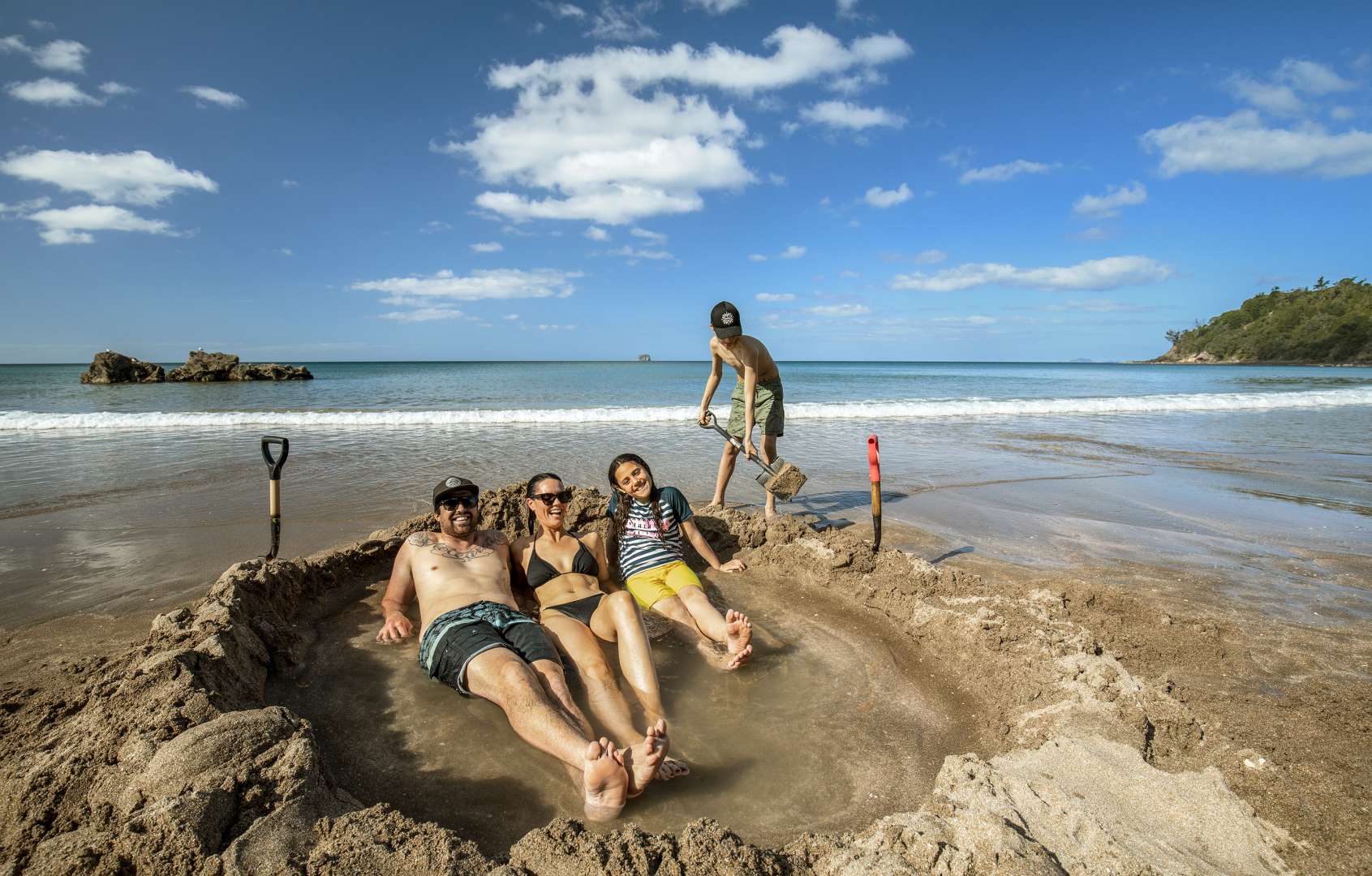 Natural Hot Spring at Hot Water Beach